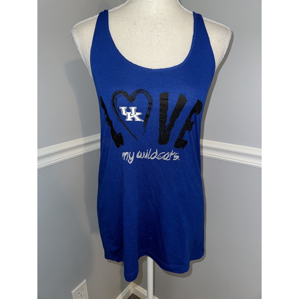 Colosseum Tank Womens Size M UK Love My Wildcats Racerback Graphic Sports
